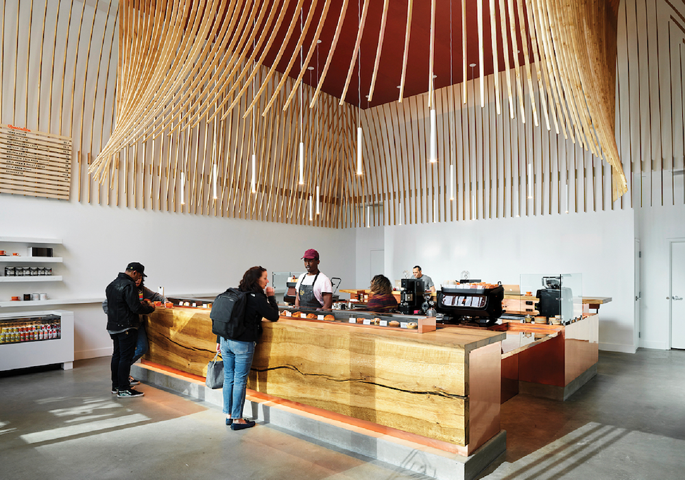 Grab A Drink At This Communal Coffee Shop In Oakland