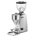 Coffee grinder with clear container on a white background