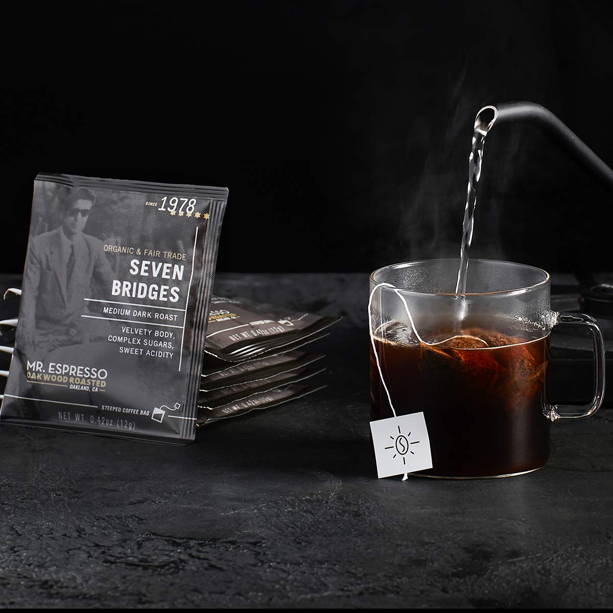 Mr. Espresso Steeped Single-Serve Coffee Bags – Mr. Espresso