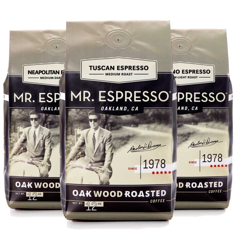Italian Espresso Trio Mr. Espresso