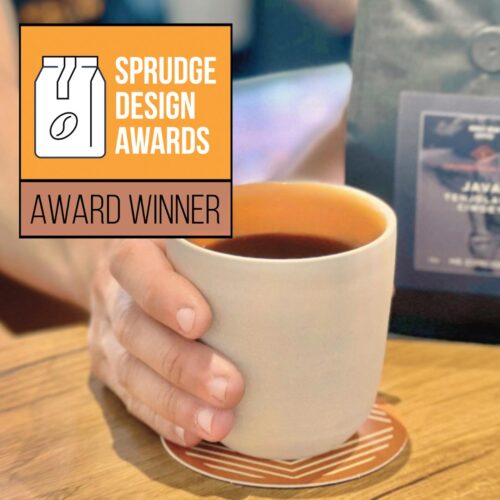 The Caffe Collection latte Cup with Sprudge Award