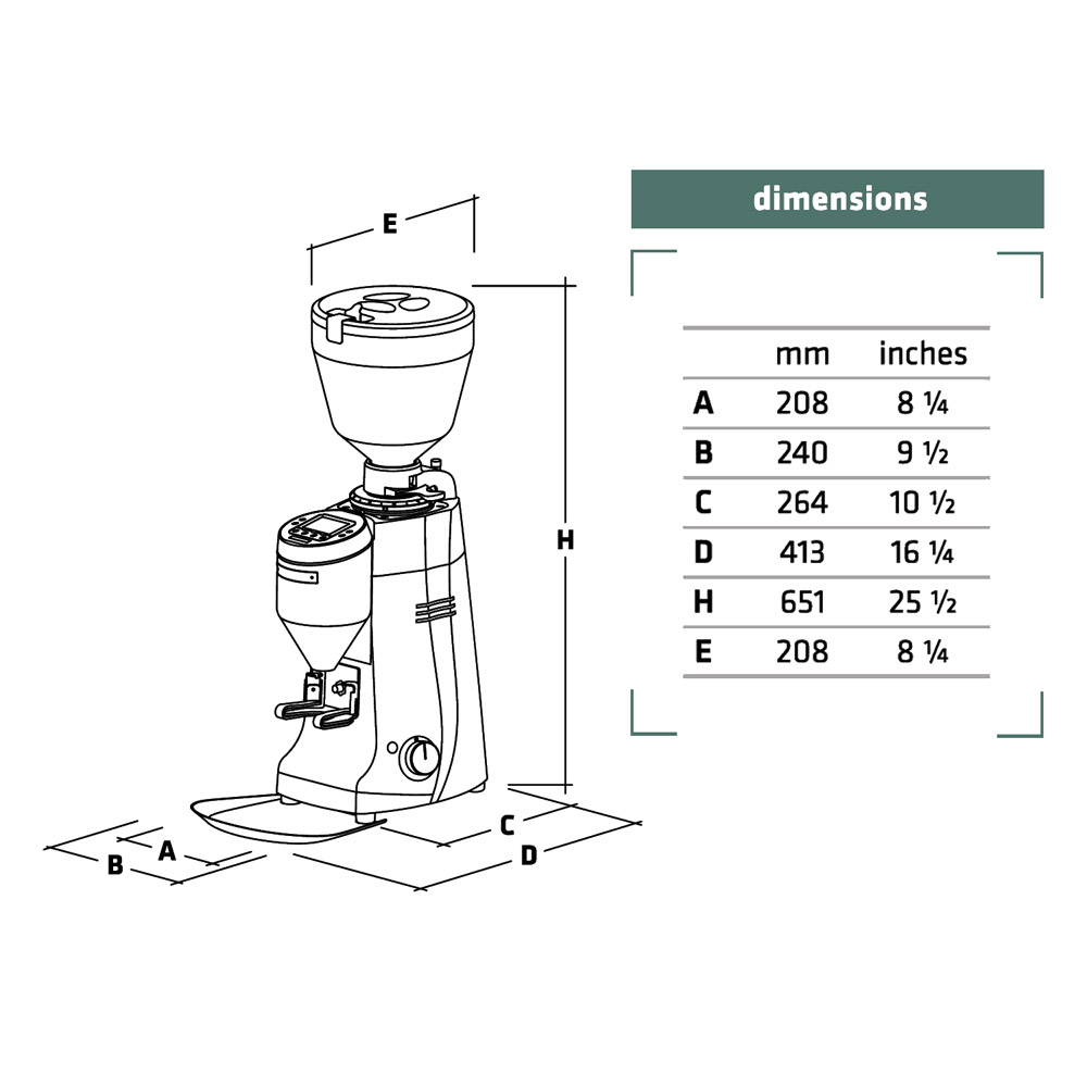 Mazzer Kony Doser Espresso Grinder - Silver – My Espresso Shop