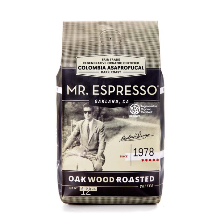 Mr. Espresso Regenerative Organic Certified Colombia ASAPROFUCAL Dark Roast Coffee